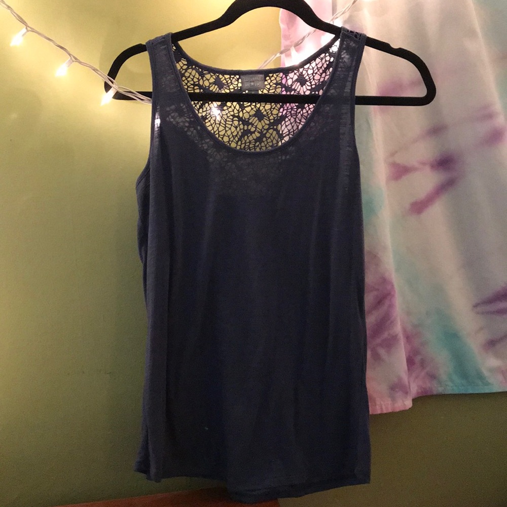 Navy tank top